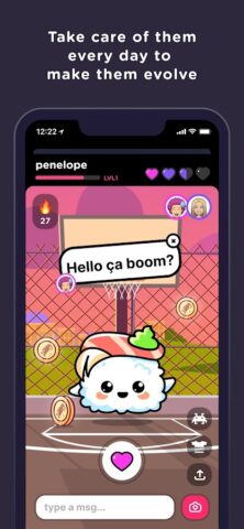 SUSH Grow cute virtual animal для Android — скриншот 3