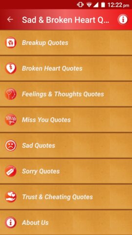 Sad & Broken Heart Pain Status для Android — скриншот 2