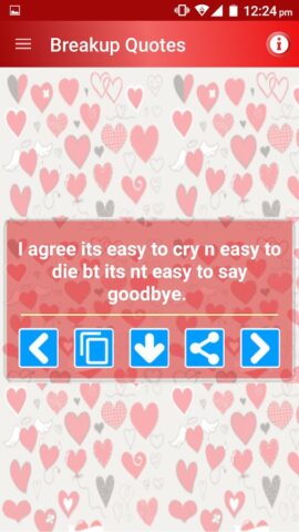 Sad & Broken Heart Pain Status для Android — скриншот 3