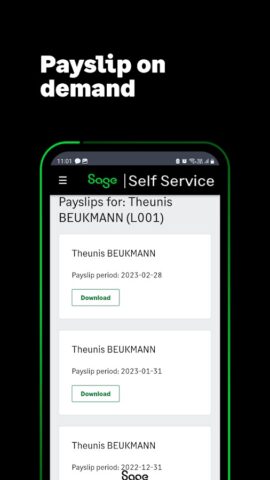 Sage HR & Payroll Self Service для Android — скриншот 5
