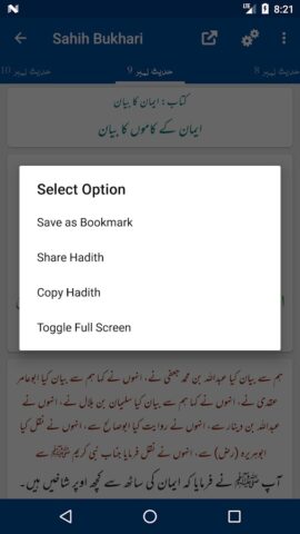 Sahih Bukhari Shareef для Android — скриншот 4