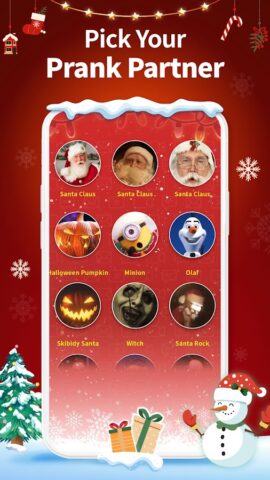 Santa Prank Call: Fake video для Android — скриншот 2