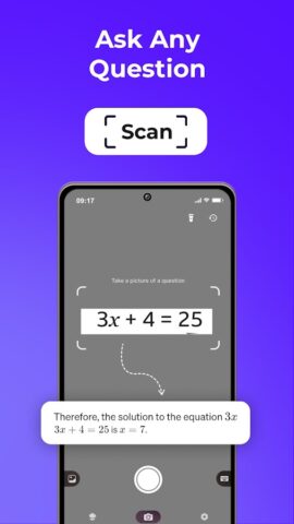 ScanSolve — AI Homework Helper для Android — скриншот 1
