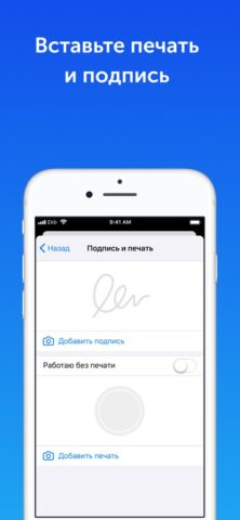 Счет онлайн для iOS — скриншот 3