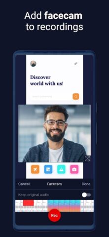 Screen Recorder • Video Editor для Android — скриншот 4