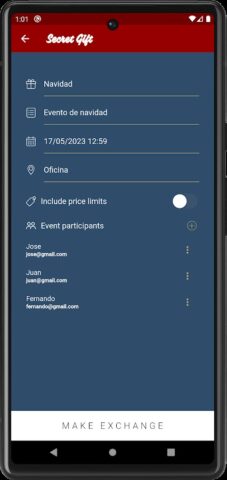 Secret Gift для Android — скриншот 3