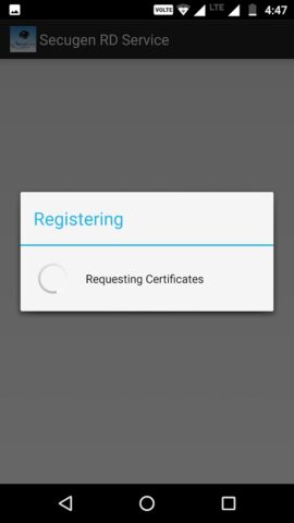 SecuGen RD Service для Android — скриншот 2