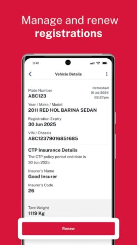 Service NSW для Android — скриншот 3