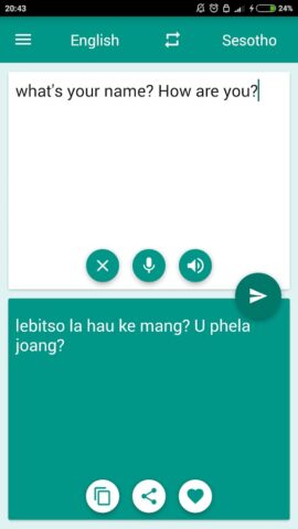 Sesotho-English Translator для Android — скриншот 2
