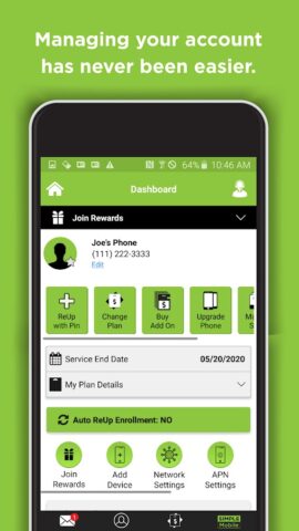 Simple Mobile My Account для Android — скриншот 1