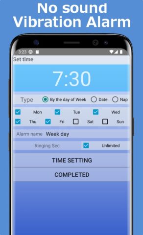 Simple Vibration Alarm(Free) для Android — скриншот 1