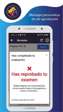 Simulador Examen ANT 2025 для Android — скриншот 4