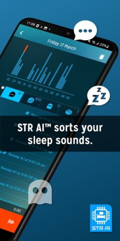 Sleep Talk Recorder для Android — скриншот 3