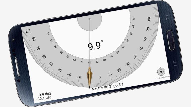 Угломер : Smart Protractor для Android — скриншот 2