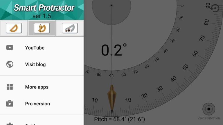 Угломер : Smart Protractor для Android — скриншот 4