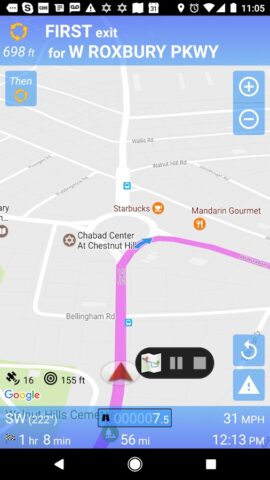SmartRVRoute 2 RV Navigation для Android — скриншот 1