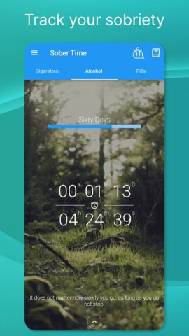 Sober Time — Sober Day Counter для Android — скриншот 1