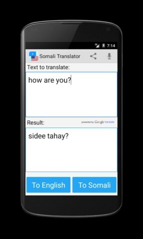 Somali English Translator для Android — скриншот 1
