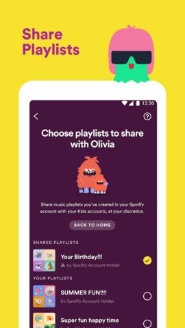 Spotify Kids для Android — скриншот 4