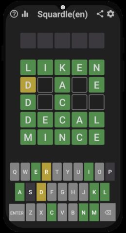 Squaredle для Android — скриншот 1