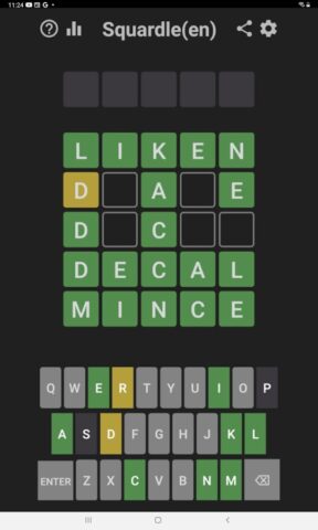 Squaredle для Android — скриншот 5