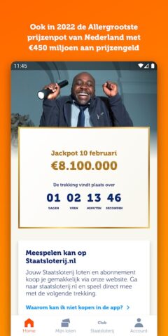 Staatsloterij для Android — скриншот 1