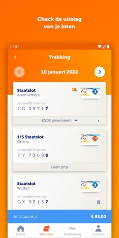 Staatsloterij для Android — скриншот 3