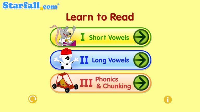 Starfall Learn to Read для Android — скриншот 1