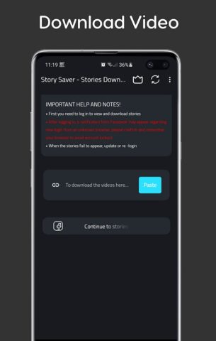 Story Saver — Stories Download для Android — скриншот 1