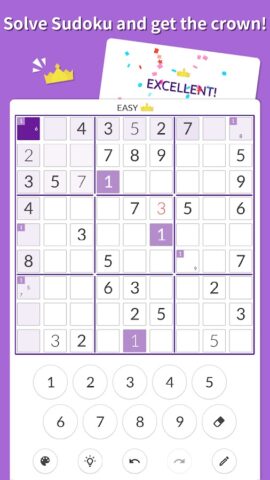 Sudoku Kingdom — Sudoku puzzle для Android — скриншот 1