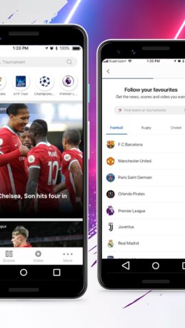 SuperSport для Android — скриншот 2