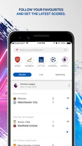 SuperSport для Android — скриншот 3