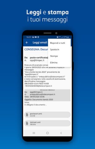 TIM PEC для Android — скриншот 4