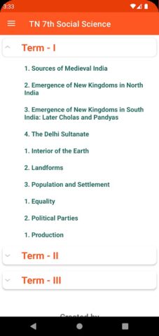 TN 7th Social Science для Android — скриншот 1
