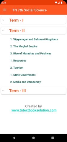 TN 7th Social Science для Android — скриншот 2