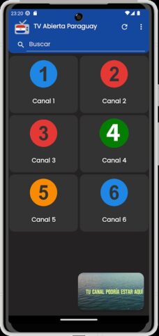 TV Abierta Paraguay для Android — скриншот 3