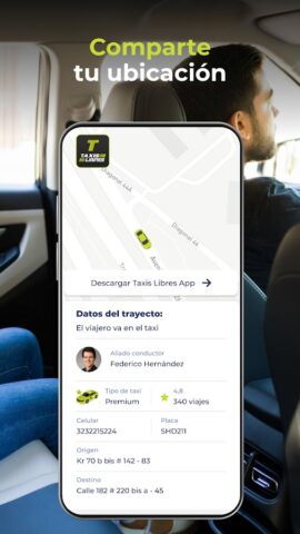 Taxis Libres App — Viajeros для Android — скриншот 4