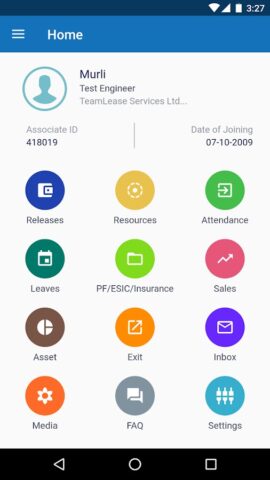 DWS TeamLease для Android — скриншот 1