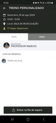 Tecnofit для Android — скриншот 3