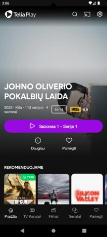 Telia Play LT для Android — скриншот 1