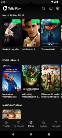 Telia Play LT для Android — скриншот 3