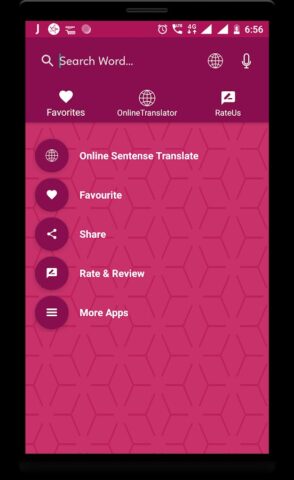 Telugu Tamil dictionary для Android — скриншот 1