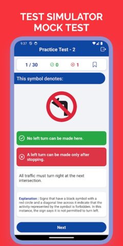 Tennessee Permit Test Practice для Android — скриншот 2