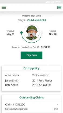 The General® Auto Insurance для Android — скриншот 2
