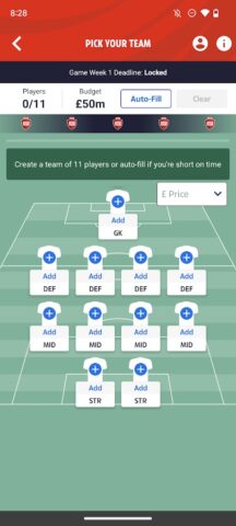 Dream Team Fantasy Football для Android — скриншот 4