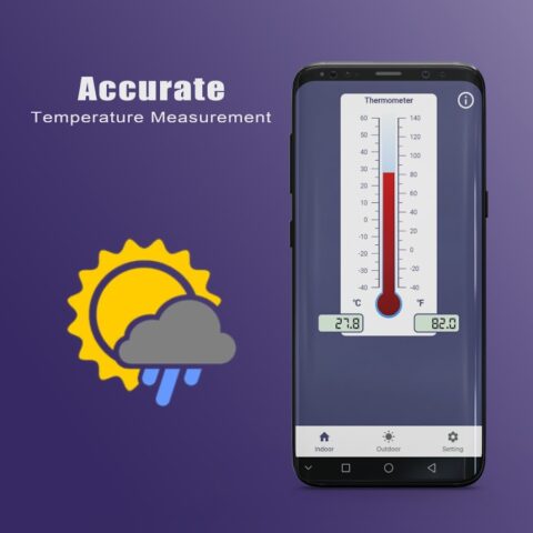 Thermometer Room Temperature для Android — скриншот 1
