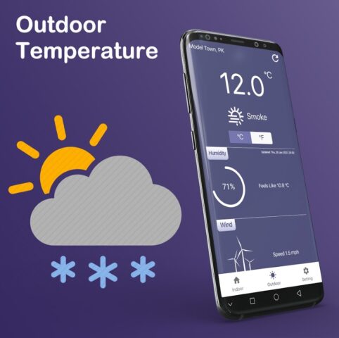 Thermometer Room Temperature для Android — скриншот 3