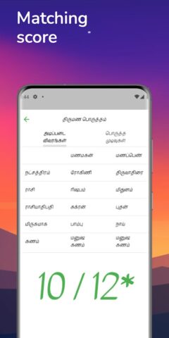 Thirumana Porutham для Android — скриншот 4