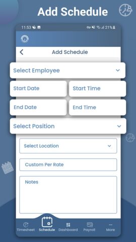 Time Clock Wizard для Android — скриншот 4