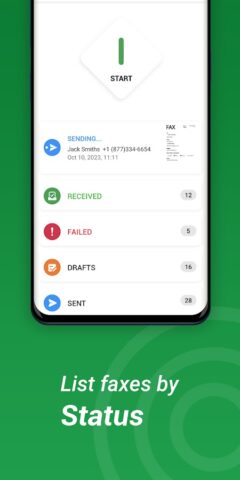 Tiny Fax — Send Fax from Phone для Android — скриншот 2